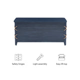 Brosnan Rope Cedar Chest Blue