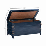 Brosnan Rope Cedar Chest Blue