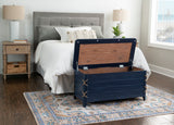 Brosnan Rope Cedar Chest Blue