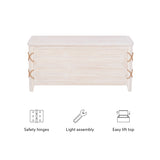 Brosnan Rope Cedar Chest White