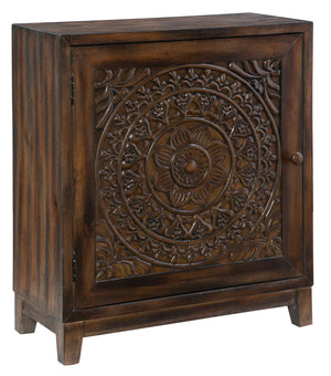 Grace Accent Cabinet Dark Brown