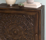 Grace Accent Cabinet Dark Brown