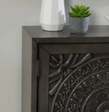 Grace Accent Cabinet Dark Grey