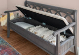 Elliana Storage Bench Grey