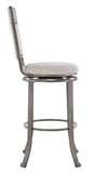 Franklin Swivel Barstool, Pewter 