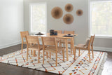 Cadence 6Pc Dining Set Natural 