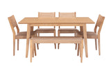 Cadence 6Pc Dining Set Natural 