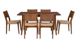 Cadence 6Pc Dining Set Brown