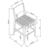 Cadence Counter Stool Natural  Set Of 2