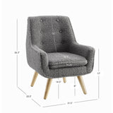 Crane Trellis Chair Sherpa Slate Grey