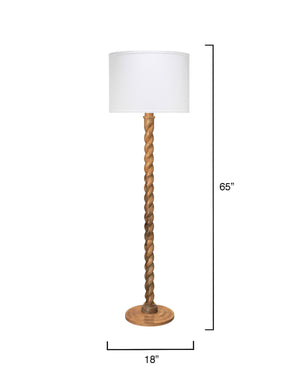 Jamie Young Co. Barley Twist Floor Lamp 1BARL-FLNA
