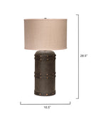 Jamie Young Co. Barrel Table Lamp 1BARR-TLLE