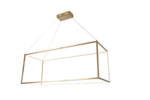 Bethel Gold LED Chandelier in Stainless Steel