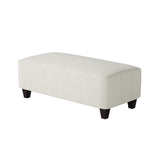 Fusion 100-C Transitional Cocktail Ottoman 100-C Chanica Oyster 49" Wide Cocktail Ottoman