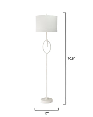 Jamie Young Co. Knot Floor Lamp 1KNOT-FLWH