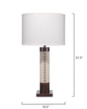 Jamie Young Co. Sheridan Table Lamp 1SHER-TLWH