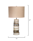 Jamie Young Co. Stacked Horn Table Lamp 1STAC-TLHO