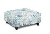 Fusion 109 Transitional Cocktail Ottoman 109 Coral Reef Oceanside