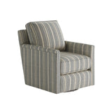 Fusion 21-02G-C Transitional Swivel Glider Chair 21-02G-C Farmhouse Indigo Swivel Glider