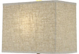 Zeugma RT-GRY Rectangular Shade