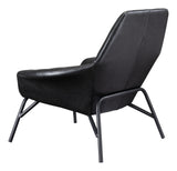 Zuo Modern Javier 100% Polyurethane, Plywood, Steel Modern Commercial Grade Accent Chair Black 100% Polyurethane, Plywood, Steel