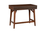 Alpine Furniture Flynn Mini Desk, Walnut 966WAL-65 Walnut Mahogany Solids & Okoume Veneer 36 x 20 x 31