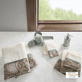 Aubrey Traditional 100% Cotton 6 Piece Jacquard Towel Set