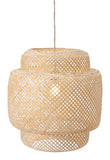 Zuo Modern Finch Bamboo, Steel Transitional Commercial Grade Ceiling Lamp Natural Bamboo, Steel