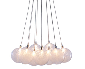 English Elm EE2513 Glass, Steel Modern Commercial Grade Ceiling Lamp Clear Glass, Steel