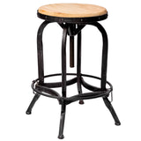 Christopher Knight Home® Adjustable Natural Fir Wood Finish Barstool