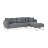 Wetmore Contemporary Sectional Sofa with Chaise Lounge