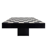 Sagebrook Home Contemporary 32x32 Resin Chess Set, Black/white 15683 White Polyresin