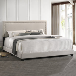 Intercon Zion Modern Upholstered King Bed UB-BR-ZONKNG-FOG-C UB-BR-ZONKNG-FOG-C