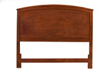 Alpine Furniture Baker Queen Headboard Only, Mahogany 977-01Q-HB Mahogany Mahogany Solids & Veneer 65 x 3 x 54