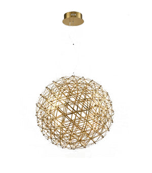 Bethel Gold LED Chandelier in Stainless Steel