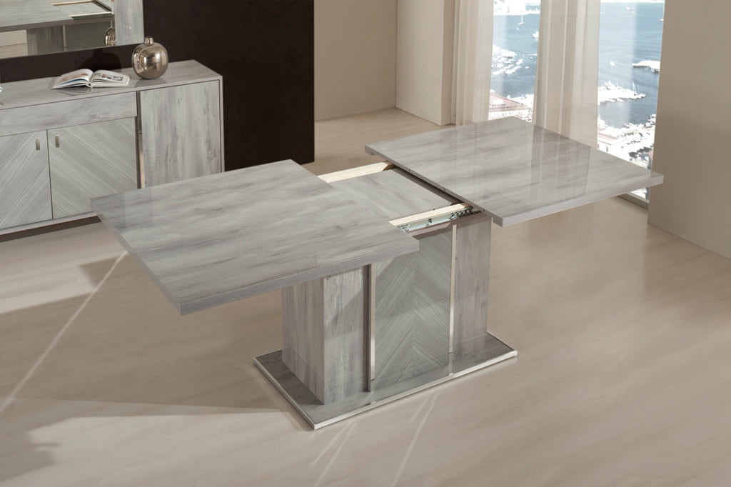 VIG Furniture Nova Domus Alexa Italian Modern Grey Extendable Dining Table VGACALEXA-DT