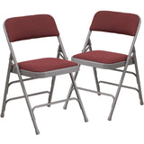 EE1010 Contemporary Commercial Grade Metal Folding Chair - Set of 2