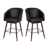 EE1119 Modern Commercial Grade Leather Barstool [Single Unit]