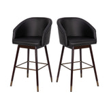 EE1120 Modern Commercial Grade Leather Barstool [Single Unit]
