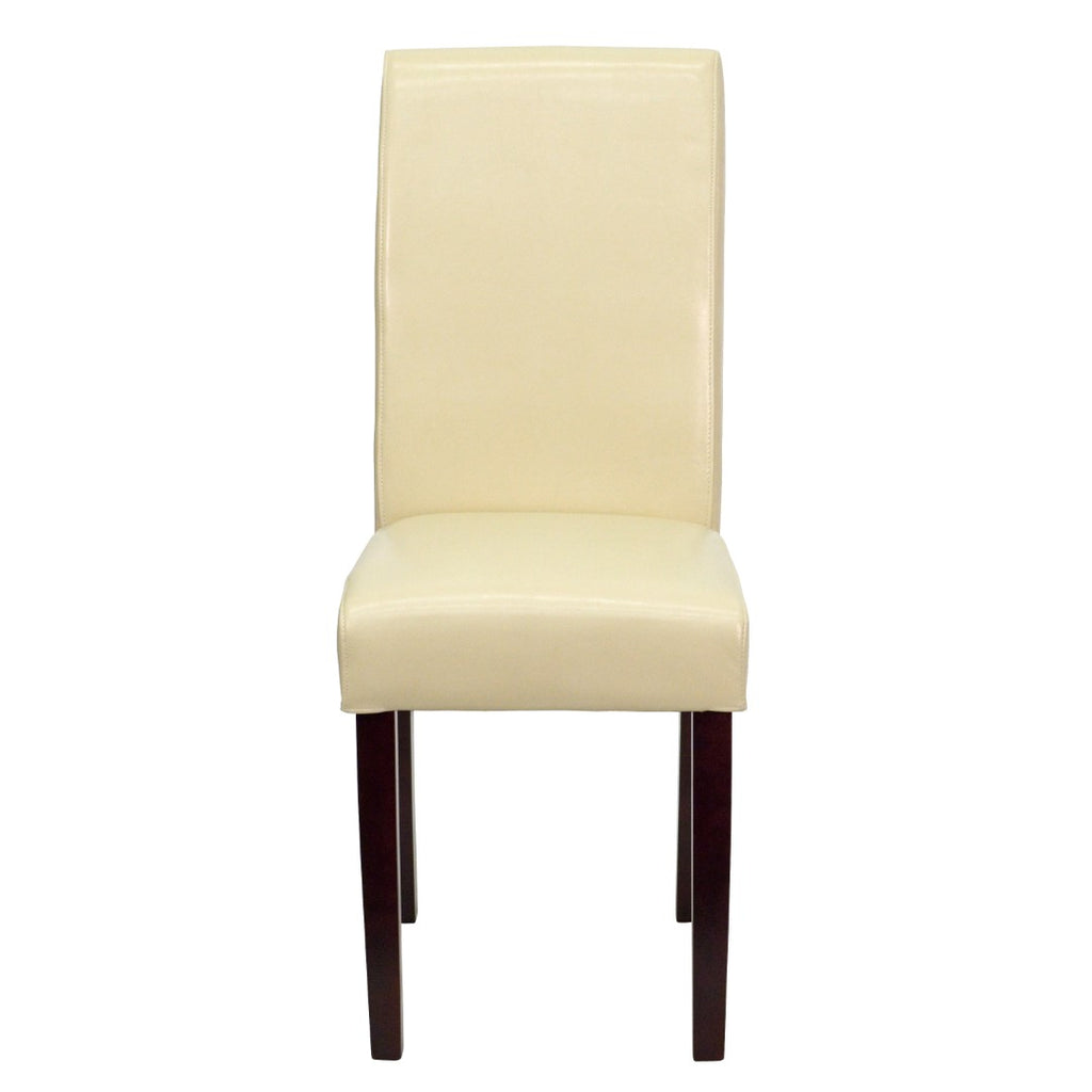 English Elm EE1385 Contemporary Parsons Chair Ivory EEV-11843