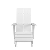English Elm EE1035 Cottage Commercial Grade Adirondack Chair - Set of 2 White EEV-10680