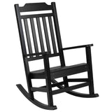English Elm EE1036 Cottage Rocking Chair - Set of 2 Black EEV-10681