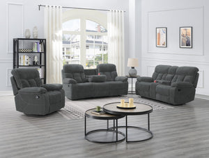 New Classic Furniture Bravo Sofa with Power Footrest Stone U1165-30P1-STN