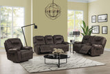 New Classic Furniture Anton Glider Recliner with Power Footrest Chocolate U4136-13P1-CHC