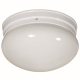 Yosemite Home Decor Flushmount Series 9.5-Inch Incandescent Flushmount 2003-6WH-YHD