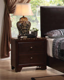 Conner Contemporary 2-drawer Rectangular Nightstand Cappuccino