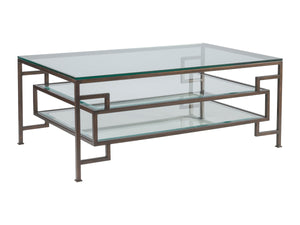 Metal Designs Suspension Rectangular Cocktail Table