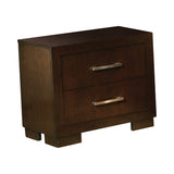 Jessica Contemporary 2-drawer Nightstand