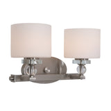 Yosemite Home Decor Mitchell Peak Collection Two Light Vanity 2009-2V-SS-YHD