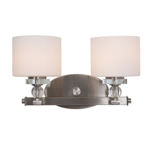 Yosemite Home Decor Mitchell Peak Collection Two Light Vanity 2009-2V-SS-YHD